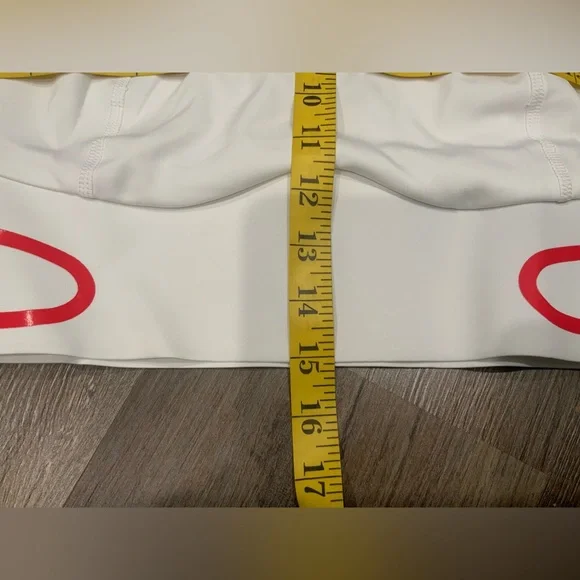 Adidas Stella McCartney Women's White Running Crop Top GU9459 Sz M - Picture 5 of 9